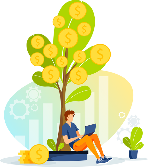 Money Tree Illustration